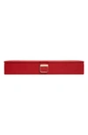 Wolf Palermo Safe Deposit Jewelry Box - Red