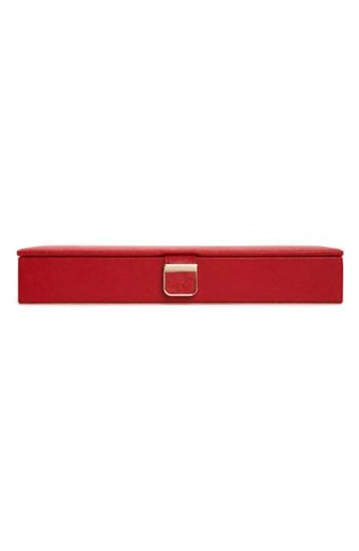Wolf Palermo Safe Deposit Jewelry Box - Red