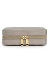 WOLF PALERMO ZIP JEWELRY CASE - GREY,213602