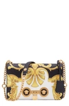 VERSACE BAROQUE PRINT MEDIUM ICON LEATHER CROSSBODY BAG,DBFG303DVBAR