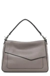 BOTKIER COBBLE HILL SLOUCH CALFSKIN LEATHER HOBO - GREY,18F1957