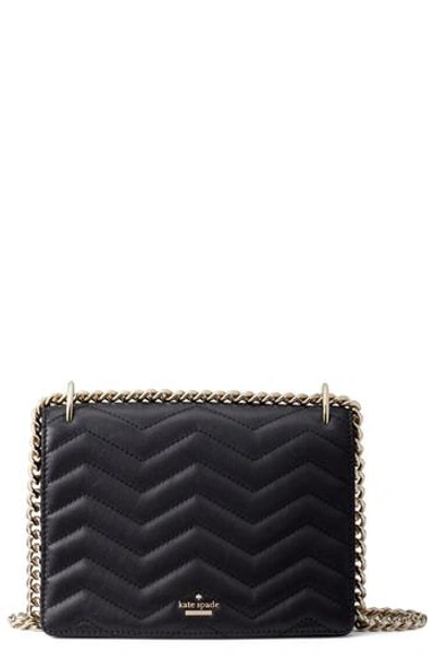 Kate Spade Reese Park Marci Quilted Leather Shoulder Bag Black ModeSens