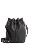 FENDI MON TRESOR LOGO BUCKET BAG - BLACK,8BT298-A5DY