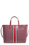 TORY BURCH SMALL GEMINI LINK TOTE - RED,43896