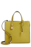 MARC JACOBS THE GRIND MINI COLORBLOCK LEATHER TOTE - GREEN,M0013268
