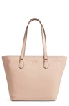 KATE SPADE JACKSON STREET - JANA LEATHER TOTE - BROWN,PXRU9419