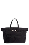 ANYA HINDMARCH EYES EAST/WEST NYLON TOTE - BLACK,117791