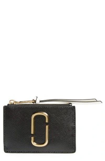 Marc Jacobs Snapshot Top Zip Multi Wallet In Black In Black And Other