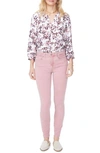 Nydj Petites Ami Skinny Jeans In Wood Rose In Wood Rose