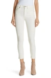 RAG & BONE HIGH WAIST VELVET SKINNY PANTS,W285738NS