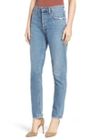 AGOLDE JAMIE HIGH WAIST CLASSIC FIT NONSTRETCH DENIM JEANS,A045I-778