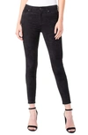 Liverpool Abby Hi-rise Eco Ankle Skinny 28" Jeans In Lost Creek In Black