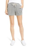 Splendid Essential Active Relay Shorts In Heather Grey