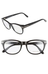 TOM FORD 53MM OPTICAL GLASSES - SHINY BLACK,FT5433W53001