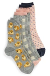 HOT SOX DOGS 3-PACK SOCKS,HO002784BX