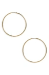 Argento Vivo Endless Hoops In Gold