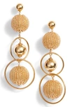KATE SPADE BEADS AND BAUBLES DROP EARRINGS,WBRUF329