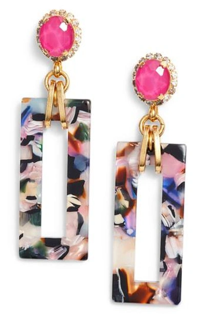 Elizabeth Cole Gaylen Drop Earrings In Multi