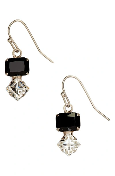 Sorrelli Small Crystal Drop Earrings In Black