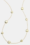 Ippolita Women's Classico Short 18k Yellow Gold Hammered Pinball Multi-station Chain Necklace In Yellow Gold