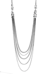 John Hardy Sterling Silver Classic Chain Link Bib Necklace, 16 In Silver