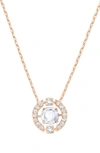 Swarovski Sparkling Dance Crystal Pendant Necklace In Crystal