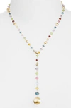 MARCO BICEGO AFRICA SEMIPRECIOUS STONE LARIAT NECKLACE,CB2344-B MIX02 Y