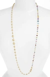 MARCO BICEGO AFRICA SEMIPRECIOUS STONE LONG STRAND NECKLACE,CB2357 MIX02 Y