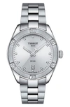 Tissot T-classic Pr 100 Bracelet Watch In Silver