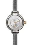 SHINOLA BIRDY MESH BRACELET WATCH, 34MM,S0120121838