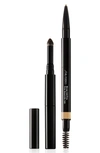 Shiseido Brow Ink Trio Pencil, Powder, Brush Blonde 0.002 oz/ 0.06 G In Blonde