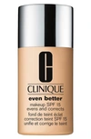 Clinique Even Better Makeup Broad Spectrum Spf 15 Foundation Cn 62 Porcelain Beige In 62 Porcelain Beige