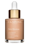 CLARINS SKIN ILLUSION NATURAL HYDRATING FOUNDATION,023474