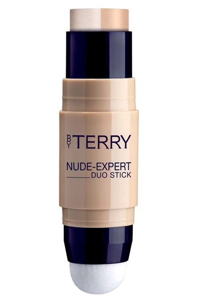By Terry Women's Nude-expert Duo Stick Foundation & Highlighter In 3- Cream Beige