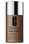 Clinique Even Better Makeup Broad Spectrum Spf 15 Foundation Cn 127 Truffle In 127 Truffle