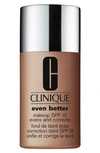 Clinique Even Better&trade; Makeup Broad Spectrum Spf 15 Foundation Cn 117 Carob In 117 Carob