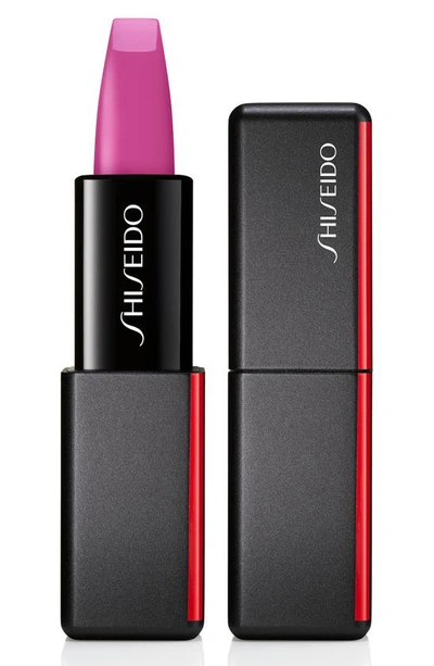 Shiseido Modernmatte Powder Lipstick (various Shades) - Fuchsia Fetish 519