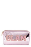 STONEY CLOVER LANE GLAM SMALL PATENT MAKEUP BAG,SCL-GLAM-001