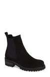 La Canadienne Connor Waterproof Suede Chelsea Boots In Black Suede