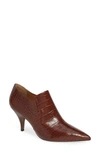Tory Burch Women's Georgina Pointed Toe Leather High-heel Booties In Perfect Brown