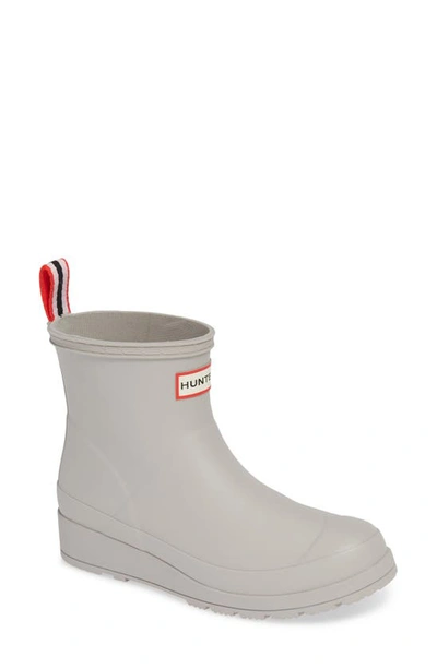 Hunter Original Play Short Rubber Wellington Boots In Grey