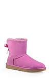 Ugg Mini Bailey Bow Ii Shearling Fur Boots In Bodacious Suede