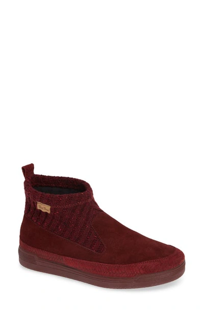 Toni Pons Gigi Bootie In Burgundy Suede