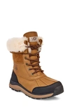 Ugg Adirondack Iii Faux Shearling-lined Leather Boots In Brown