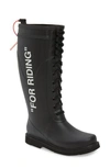 OFF-WHITE FOR RIDING LACE UP BOOT,OWIA133F18B820851001