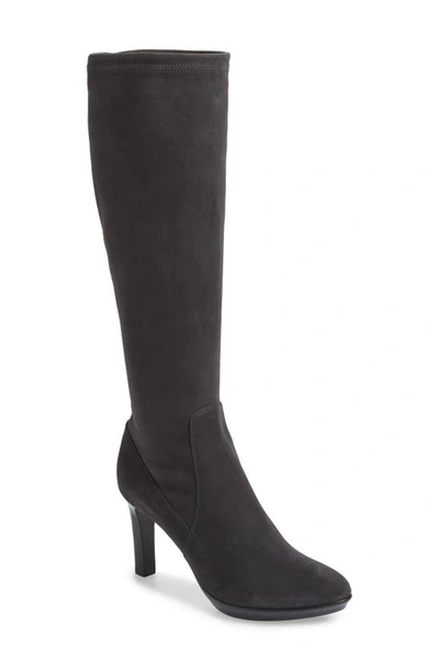 Aquatalia 90mm Rhumba Suede Knee-high Boots In Multi