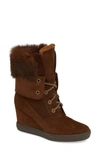 AQUATALIA CORDELIA WATER RESISTANT GENUINE RABBIT FUR BOOT,L2006