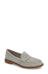 Sperry Women's Seaport Penny Memory Foam Loafers Women's Shoes In Grey Leather