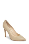 Charles David Women's Caleesi Leather Pointed Toe High-heel Pumps In Nude Leather