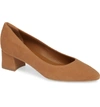 Aquatalia Pasha Pump In Sand Suede